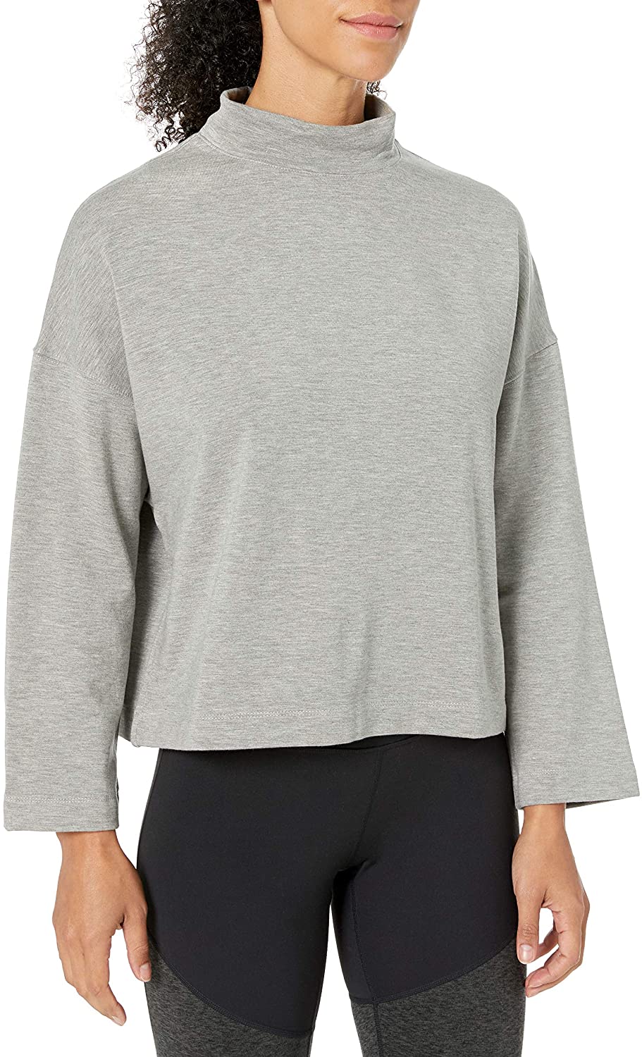 Core Products womens Yoga CoreCloud Fleece Mock Dolman Sweatshirt Sweatshirt